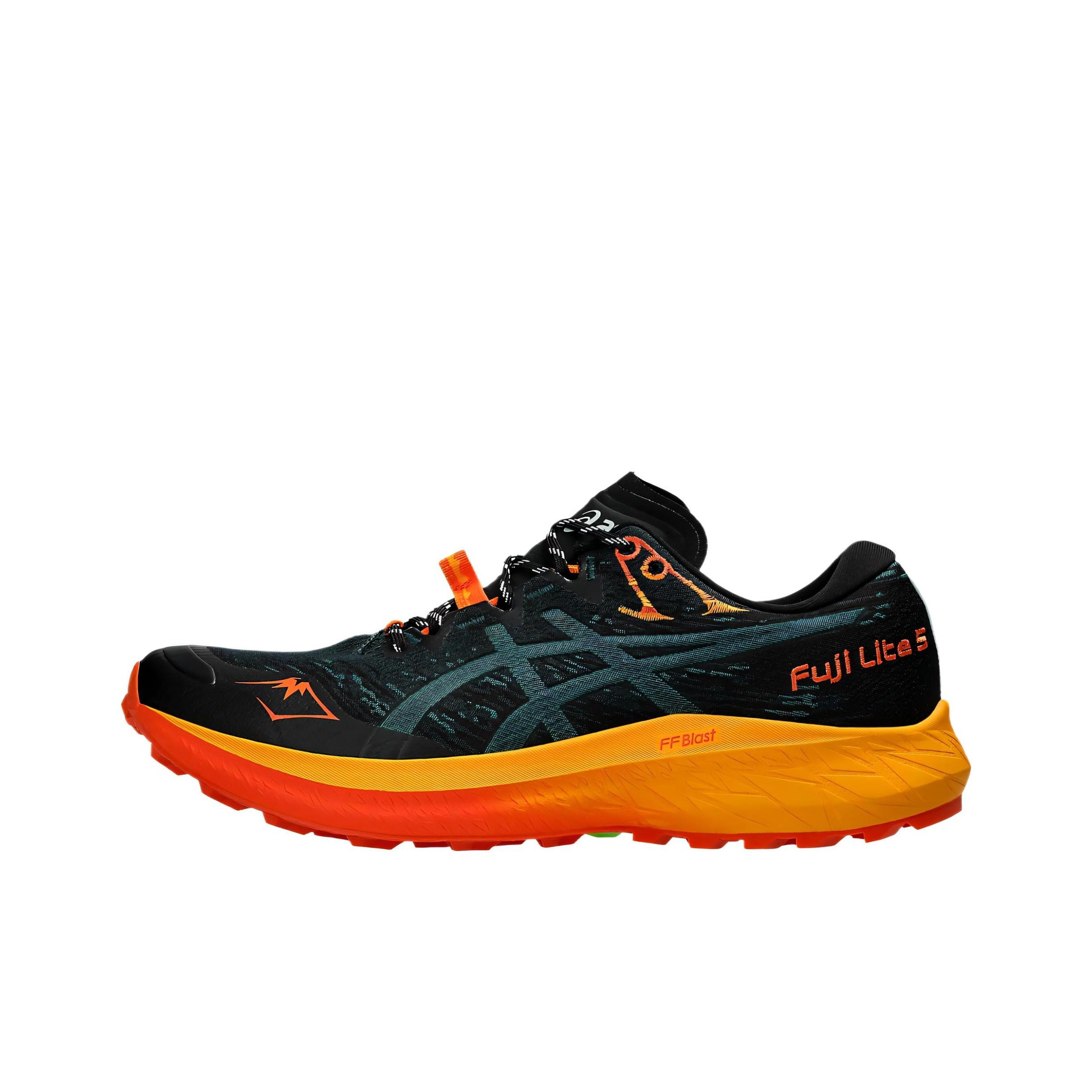 Asics Fuji Lite 5 Saxon Green Rainy Lake Herren Sneaker Schwarz 1011B889-300 44.5