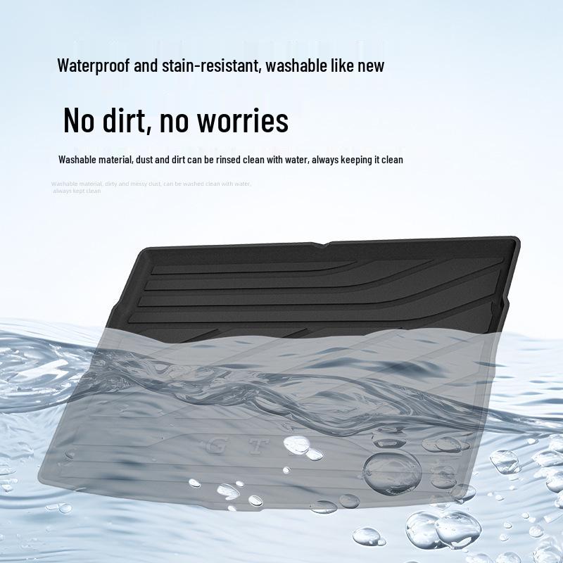 Volkswagen Golf 8 TPE Trunk Mat: Dirt-Proof Protection, Set of 25