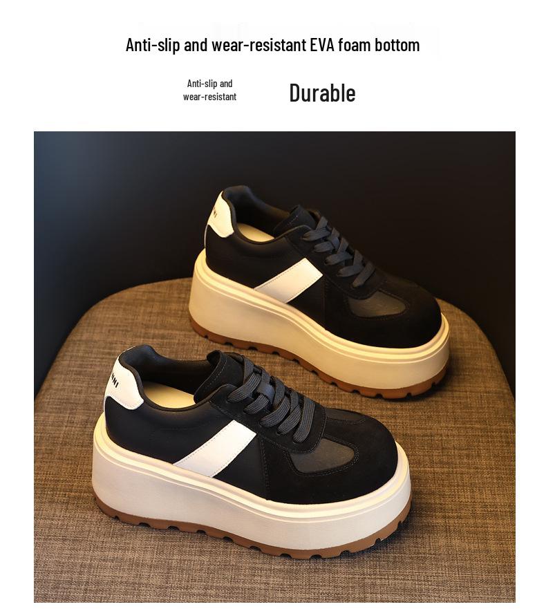 Thick-Soled Women's Platform Casual Sneakers - 2025 Autumn Chunky Soft Sole Trainers