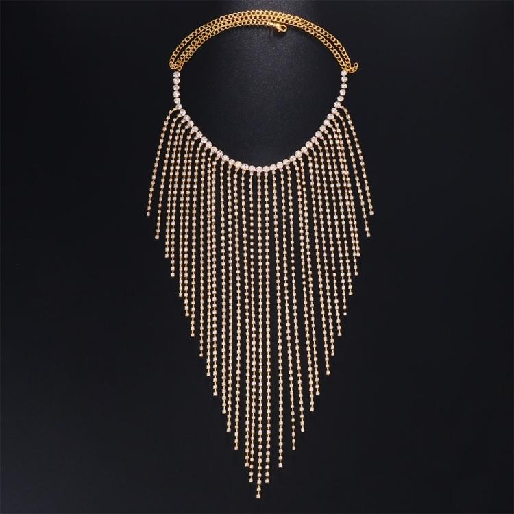 Vintage Face Chain Blingbling Mask Chain Bridal Headpiece Glistening Crystal