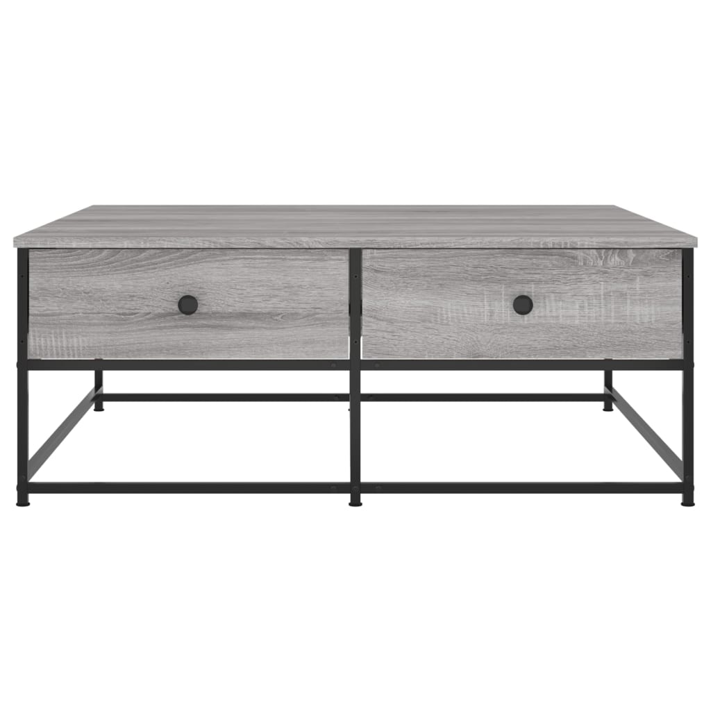  Coffee Table, Grey Sonoma Oak, 100x99x40 Cm