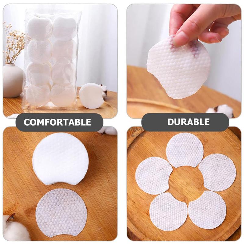 300/600/1200pcs Makeup Remover Cotton Pads Pearl Pattern Facial Cleansing Cotton Portable Travel Makeup Remover Cosmetic Pads