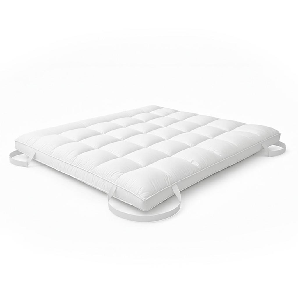 The White Stone Mattress Topper with 1000 G/m² Wadding Filling