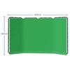 2.4x4M  7.87x13.12FT Large Collapsible Backdrop Stand Heavy Duty with Green Backdrop Green Screen Backdrop Kit with
