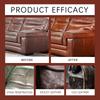 Leather Cleaner Conditioner Kit  Care Set Deep Spray Nourishing Cream Restores Softness Shine Prevents Cracking Includes Sponge