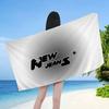 N-NewJeans Singing Group Beach Towel Colorful Bath Towels for Girl Microfiber Quick Dry Custom Sand Free Beach Yoga Spa Gym Pool