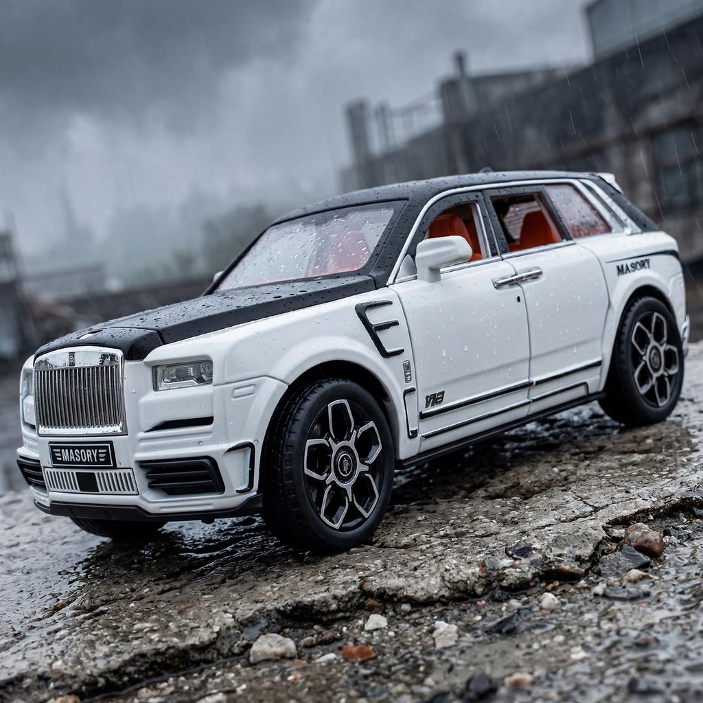 1:24 Rolls Royce Cullinan Mansory Off Road SUV Alloy Car Diecasts & Vehicles Car Model Miniature Scale Model Car For Friend Gift