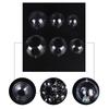 10PCS Versatile Transparent Acrylic Open Balls for Holiday Crafts and DIY