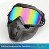 Harley Windproof Welding & Riding Mask with Detachable Cap & Anti-Glare Goggles