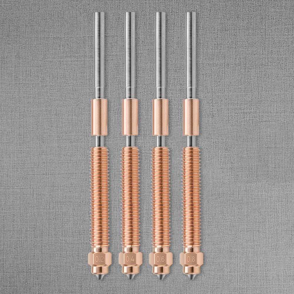 All-Metal Integrated Nozzle 0.2/0.4/0.6/0.8mm High Speed Printing Nozzle for Creality K2 Plus 3D Printer Accessories