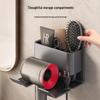 Multi-functional Bathroom Hair Dryer Storage Rack