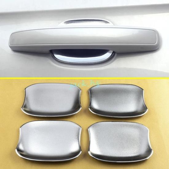 For 2018- Ford Expedition Chrome Door Handle Surrounds Protector Accessories