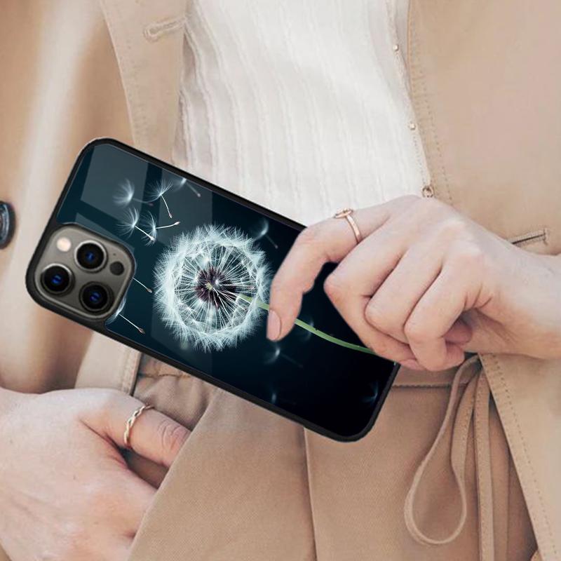 Dandelion Magnetic Phone Case For APPLE iPhone 17 Air 16 14 13 12 Pro Max 15 Plus Wireless Charge With MagSafe Cover