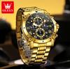 New Mens Watches OLEVS Top Luxury Brand Big Dial Watch Men Waterproof Quartz Wristwatch Sport Chronograph Clock Relogio Masculin