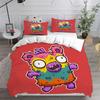 Game Burrito BisonLauncha Libre Printed Bed Set Duvet Cover Pillowcase Bedding Set Linen Sheet Quilt Cover Full Queen King Size