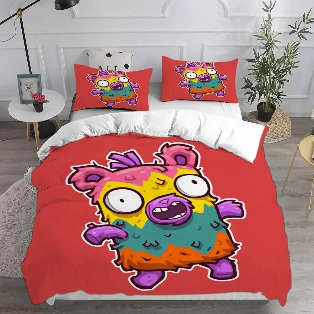 Game Burrito BisonLauncha Libre Printed Bed Set Duvet Cover Pillowcase Bedding Set Linen Sheet Quilt Cover Full Queen King Size