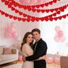 Valentinstagsdekoration, Hängende Herzen, Valentinstagsbanner, Hängende Valentinsgirlande, Valentinstagsdekorationen