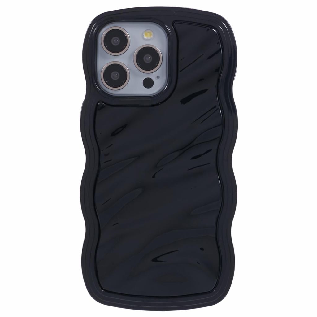 WT Series for iPhone 14 Pro Max Case Wave Frame Anti-Scratch TPU+PC Phone Cover