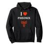 Humor Phoenix Animals Simple Fire Bird I Love Phoenix Hoodie