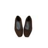 Woolen retro shallow mouth single shoes women's spring and autumn 2025 new versatile commuter soft sole comfortable soft sole grandma shoes