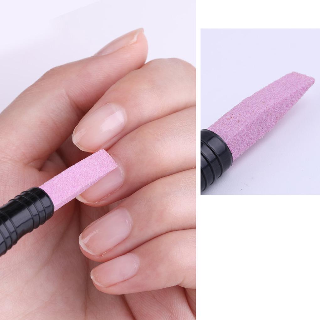 Nail Polishing Pen Double-headed Supplies Repair Grinding Bar Professional Girl Manicure Tool Household Accessories