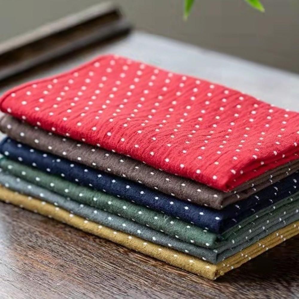 Zen Ramie Linen Tea Towel Multipurpose Cloth Hand Towels Kitchen Towel Coaster Kung Fu Teapot Mat Quick Dry Dish Towel