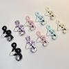 Clips de Păr Muzical Kawaii Trendy cu Stea și Aripi Stil Y2K Ins Clip Lateral Stripat Unic Clips pentru Breton Accesorii Bijuterii de Păr
