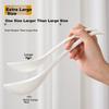 Youlaifu Ceramic Large Soup Ladle, Rice Spoon, Individual Serving Spoon, Hot Pot And Casserole Spoon, Porridge Spoon, Soup Spoon, Tablespoon, Set of 2