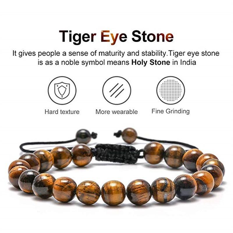 JYL TS Bracelet Men's Eye  Handmade Braided Boosts Courage & Masculinity