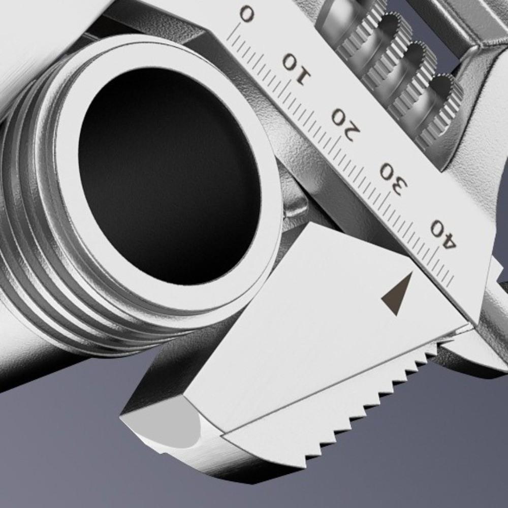 Long Handle Universal Spanner Anti-Slip Clamp Wrench Useful Adjustable Wrench  Car Repair