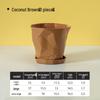 Nordic Imitation Ceramic Plastic Succulent Pots - Durable, Thickened, Large & Small Sizes for Effective Root Control