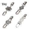Elegant Sweater Brooches 4Pcs Vintage Clips for Women Girls, Retro Floral Cardigan Clips, Scarf Clasps Shawl Pins Scarves Clip, Waist Cincher
