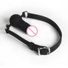 Silicone Dildo Gag  Sex Restraints Adjustable Open Mouth Penis Gags Intimate Goods 18 Toys For Adults Games Erotic Products