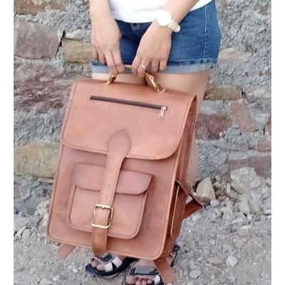Laptop Backpack Leather Handbag Leather Backpack Men Hipster Backpack Purse