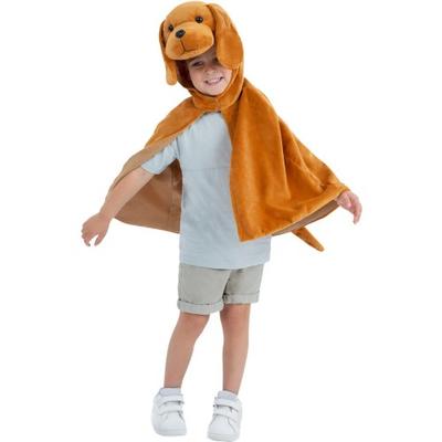 Childrens/Kids Deluxe Puppy Plush Cape