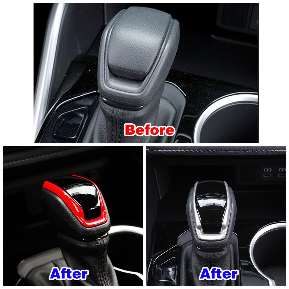 For Toyota Highlander XU70 2024 Interior Accessories Refit Center Control Gear Shift Lever Knob Cover Trim Color Change Sticker