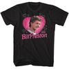 T-shirt da uomo Bill & Ted l'avventura eccellente Bill Presto Foto In Cuori