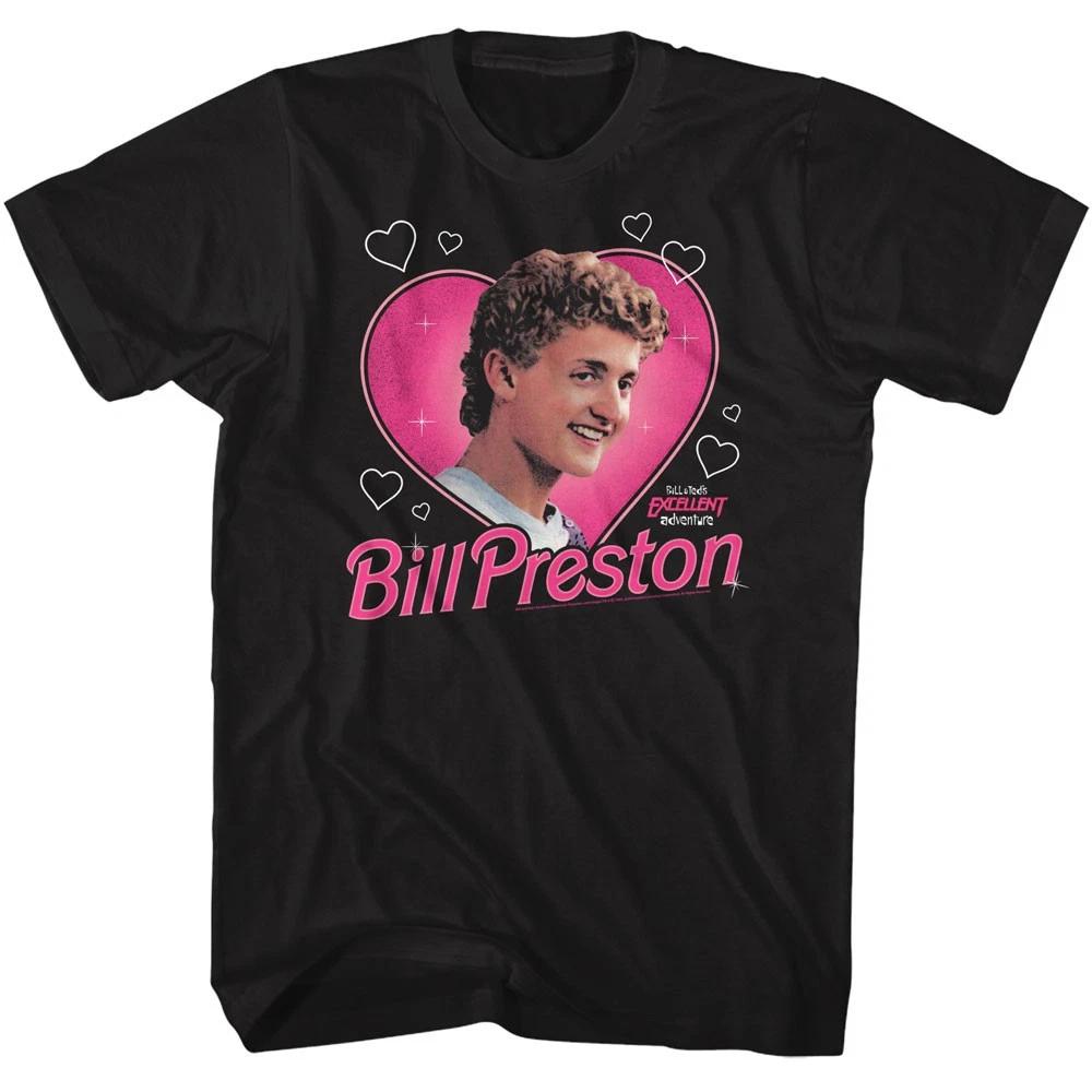 

Bill & Ted s Excellent Adventure Movie Bill Presto Photo In Hearts Men s T shirt 2XL