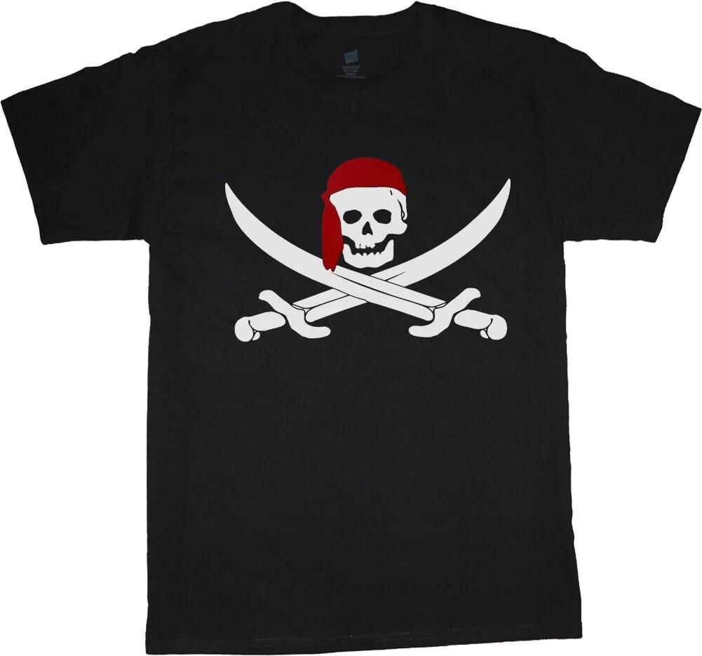 Big and Tall T-shirt Mens Graphic Tees Skull Pirate Shirt King Size Big Guy Man S