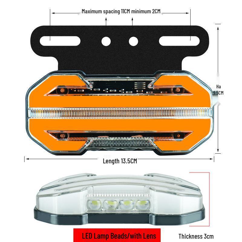Superhelle 24V LED LKW Seitenleuchten mit Fließwassereffekt