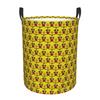 Pikachu Seamless Pattern Pokemon Laundry Hamper Large Storage Basket Cartoon Anime Men Women Laundry Organization