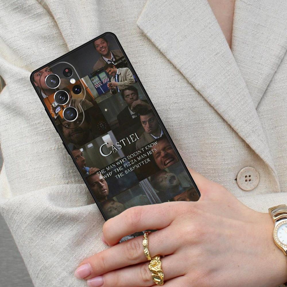 Supernatural Castiel Cell Phone Case for Samsung Galaxy S26 Ultra S25 S24 S23 S22 S21 S20 Note10 Cover