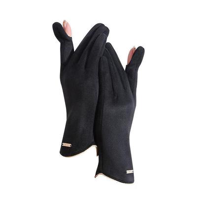 JingJingRS Winter Suede Touchscreen Gloves