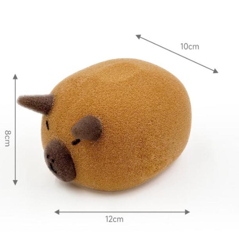 Cute Wash Blistering Capybara Bath Sponge Ball Capybara Exfoliation Sponge Household Baby Shower Brushes Bathroom Accessories