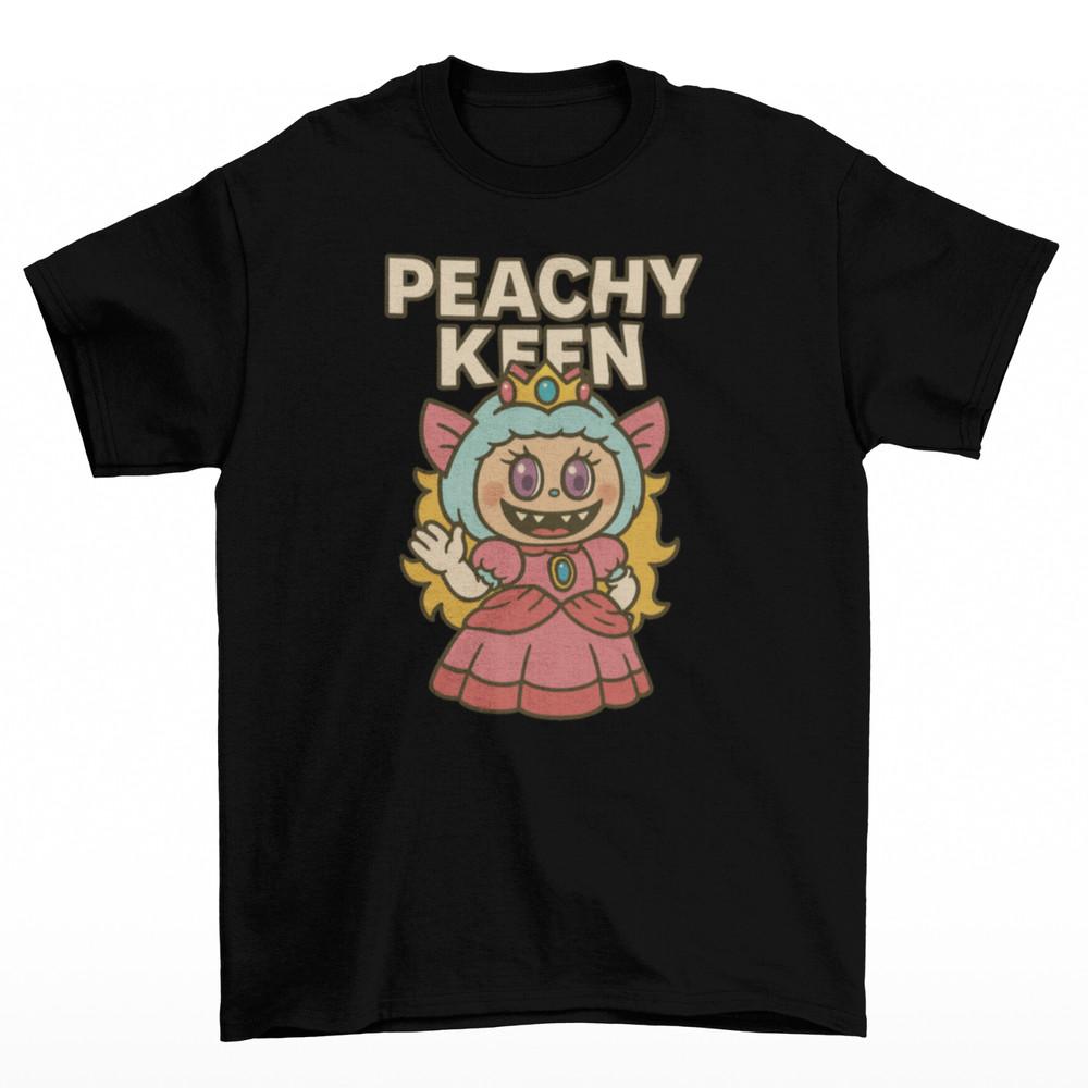 Peachy Keen T-Shirt Unisex Adult Funny Sizes Labubu Ugly Video Games Mario New Unisex T-Shirt S