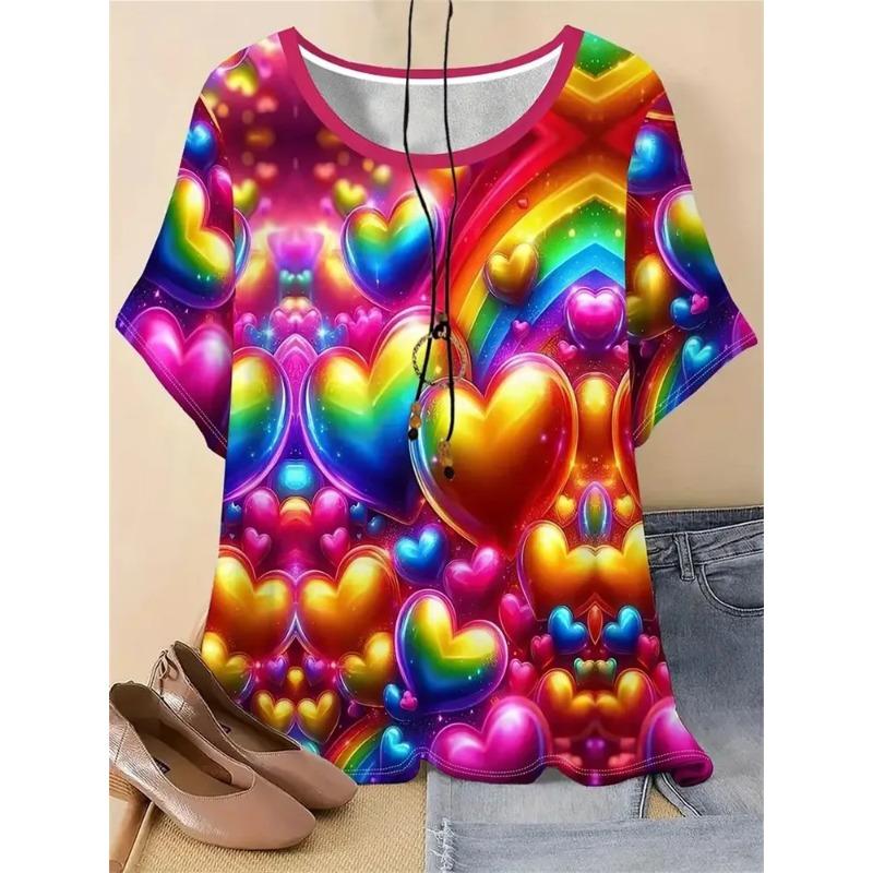 3D Printed Summer Women's T-shirts Are Fashionable, Breathable and Versatile