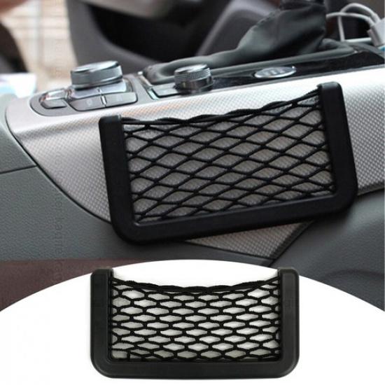 Universal Car Storage Bag Elastic Mesh Back Cargo Door Organizer Net Pocket