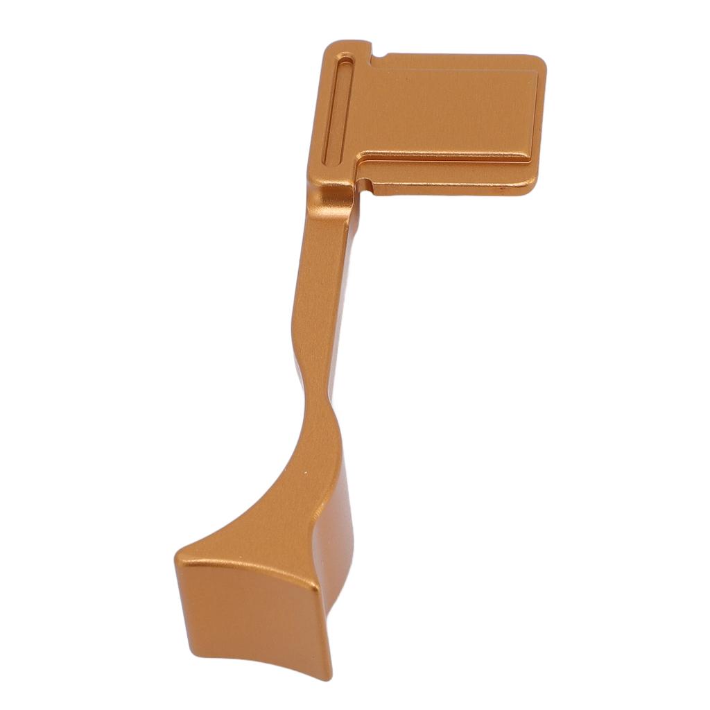 Camera Thumb Grip for Q3 Aluminum Alloy Camera Thumb Up Rest Hand Grip with Hot Shoe Cover Gold