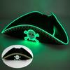 Navy Sailor LED Light-Up Embroidered Captain's Hat for Festivals and Performances