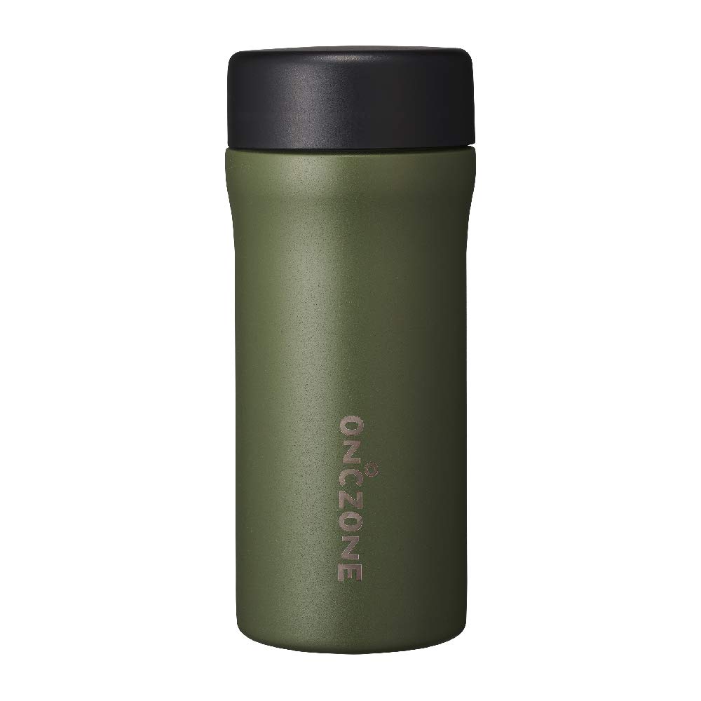 

Doshisha Sub-Zero Water Bottle, 400ml, ON℃ZONE, Olive Green